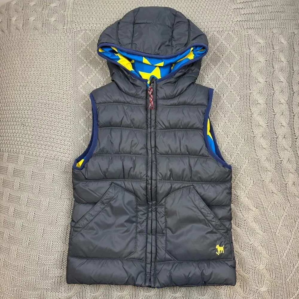 Mini Boden Puffer Vest with Star Lining ~ 5/6